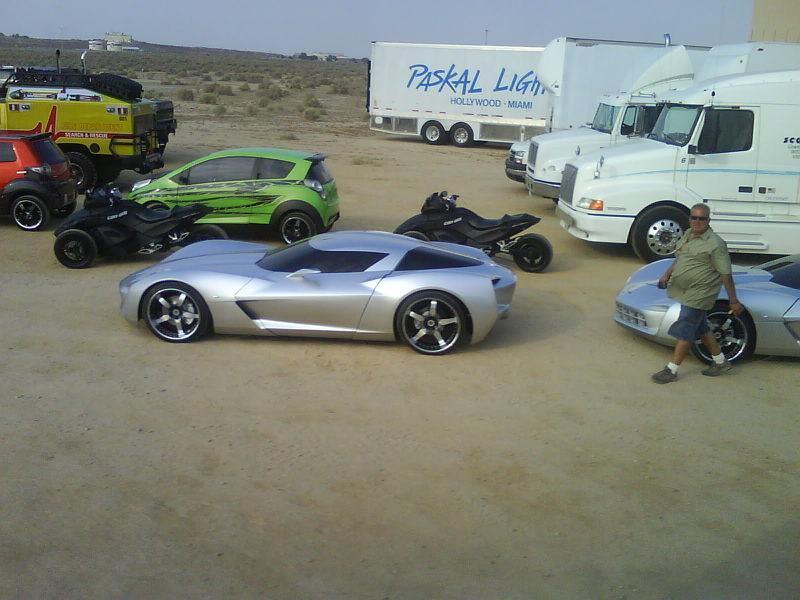 Illustration for article titled Transformers 2 Corvette Centennial Concept Transformed